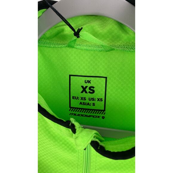MuddyFox Mens Cycling Short Sleeve Jersey Green Black Size XS New - Picture 5 of 9